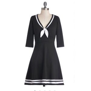 NWOT RockSteady black sailor dress